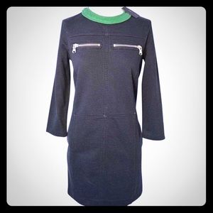 Marc Jacobs Navy with green trim dress